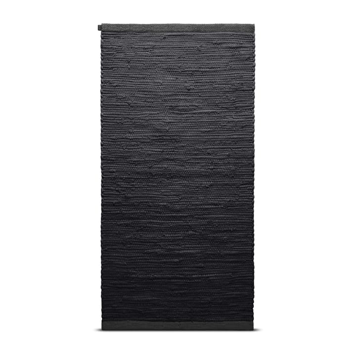 Βαμβακερό χαλί 140x200 cm - Κάρβουνο - Rug Solid