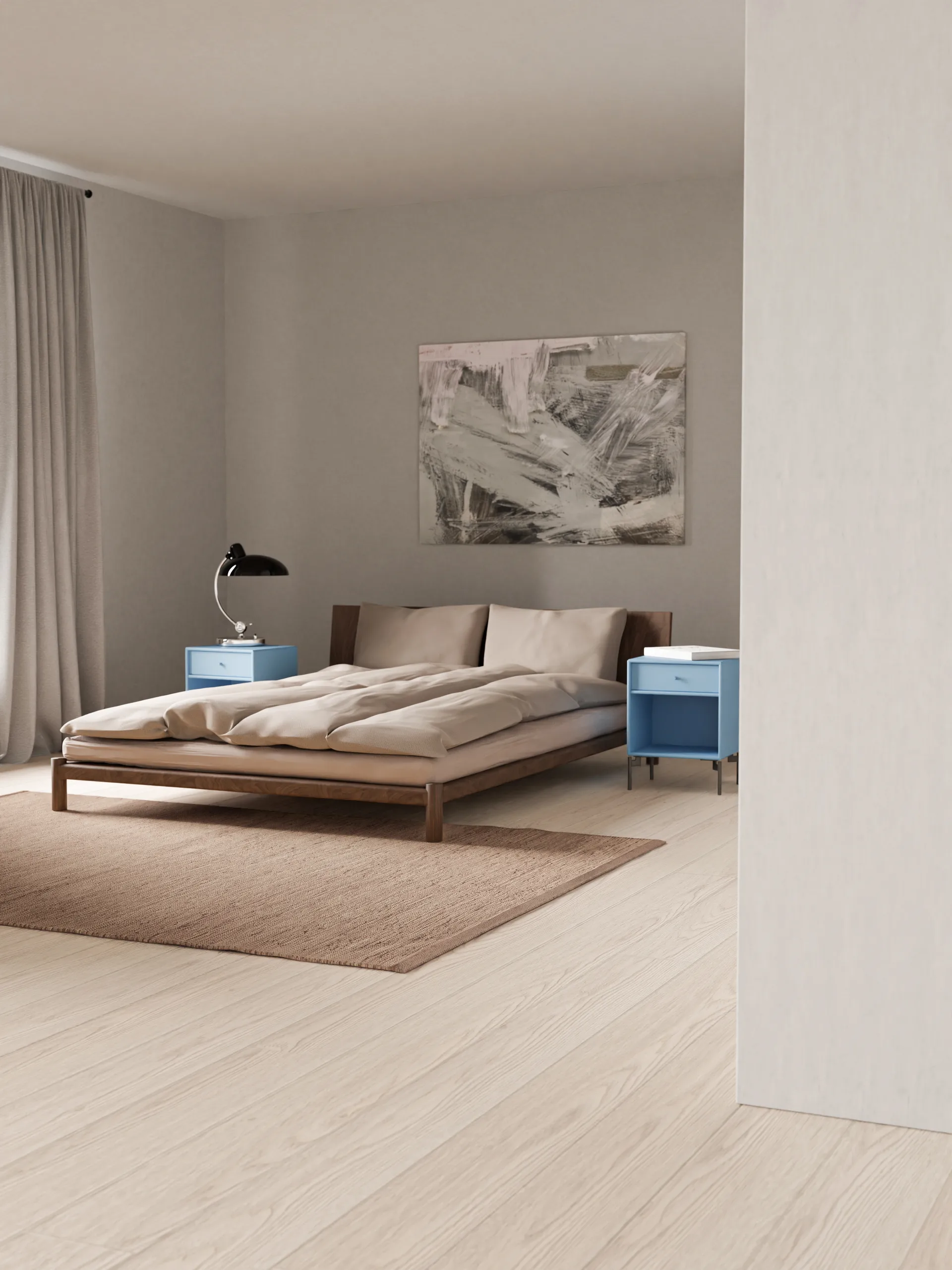 Βαμβακερό χαλί 140x200 cm, Νουγκά Rug Solid