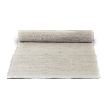 Βαμβακερό χαλί 140x200 cm - λευκό της ερήμου (λευκό) - Rug Solid