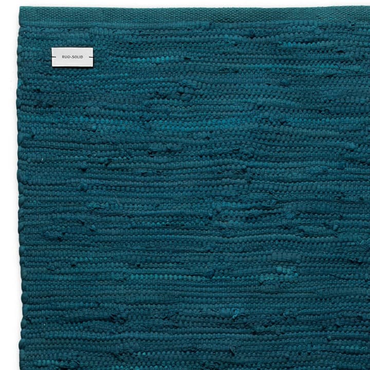Βαμβακερό χαλί 170x240 cm, πετρόλ (μπλε πετρόλ) Rug Solid
