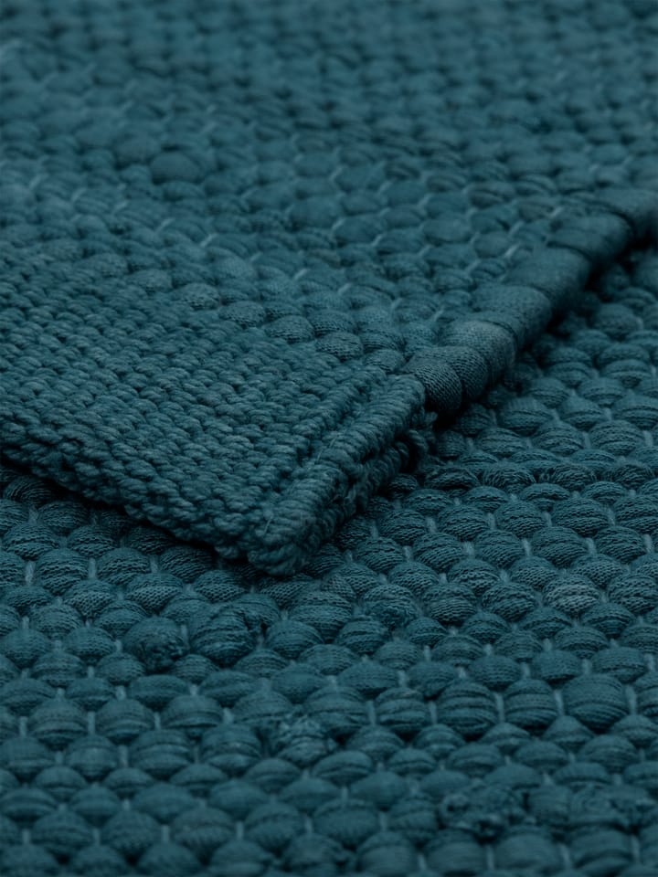 Βαμβακερό χαλί 170x240 cm, πετρόλ (μπλε πετρόλ) Rug Solid
