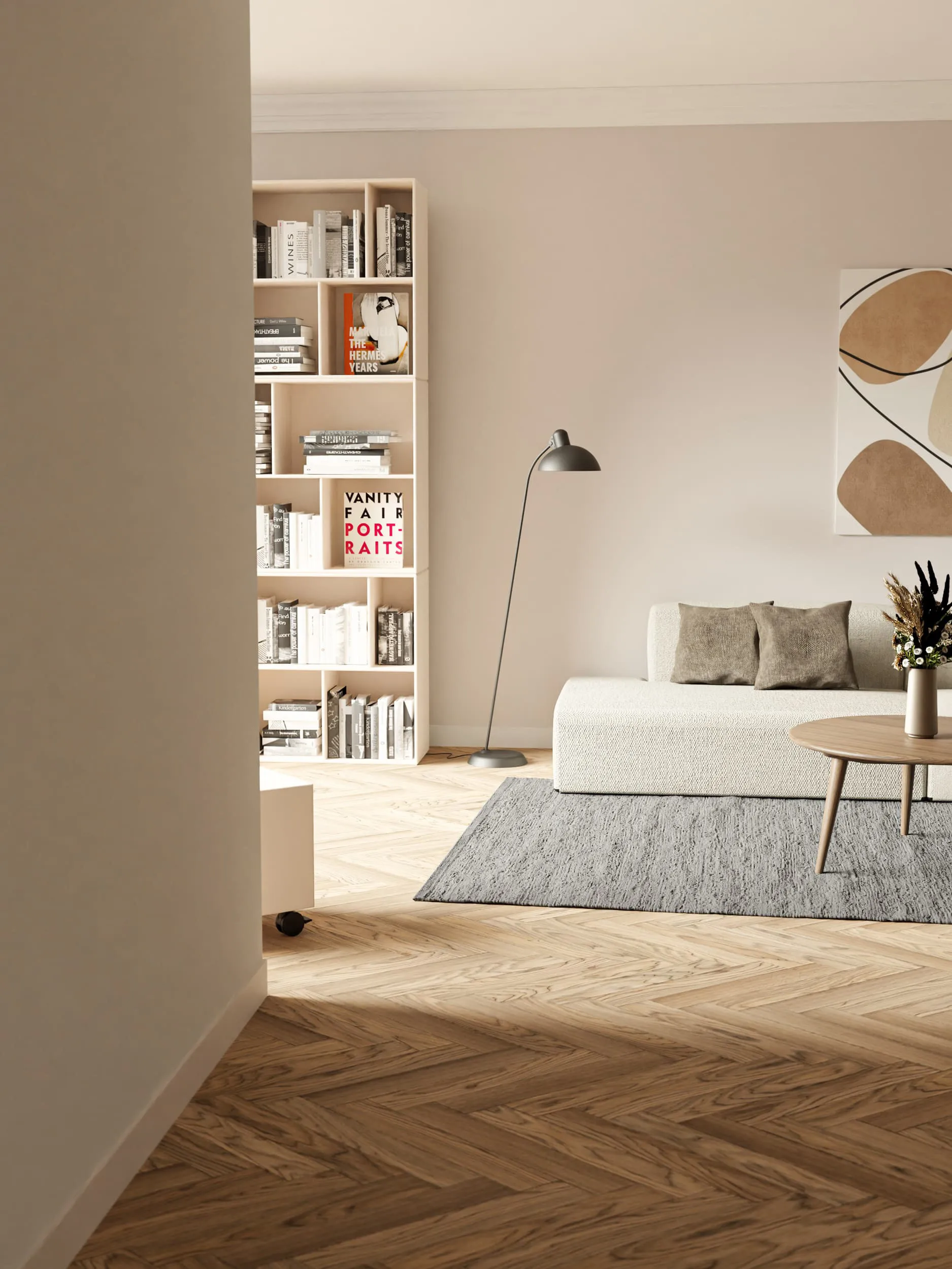 Βαμβακερό χαλί 170x240 cm, γκρι του ατσαλιού (γκρι) Rug Solid