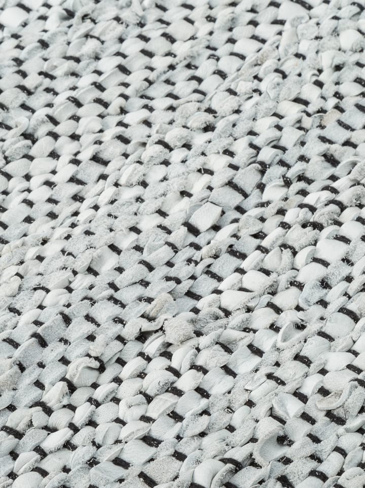 Δερμάτινο χαλί  60x90 cm - ανοιχτό γκρι (ανοιχτό γκρι) - Rug Solid