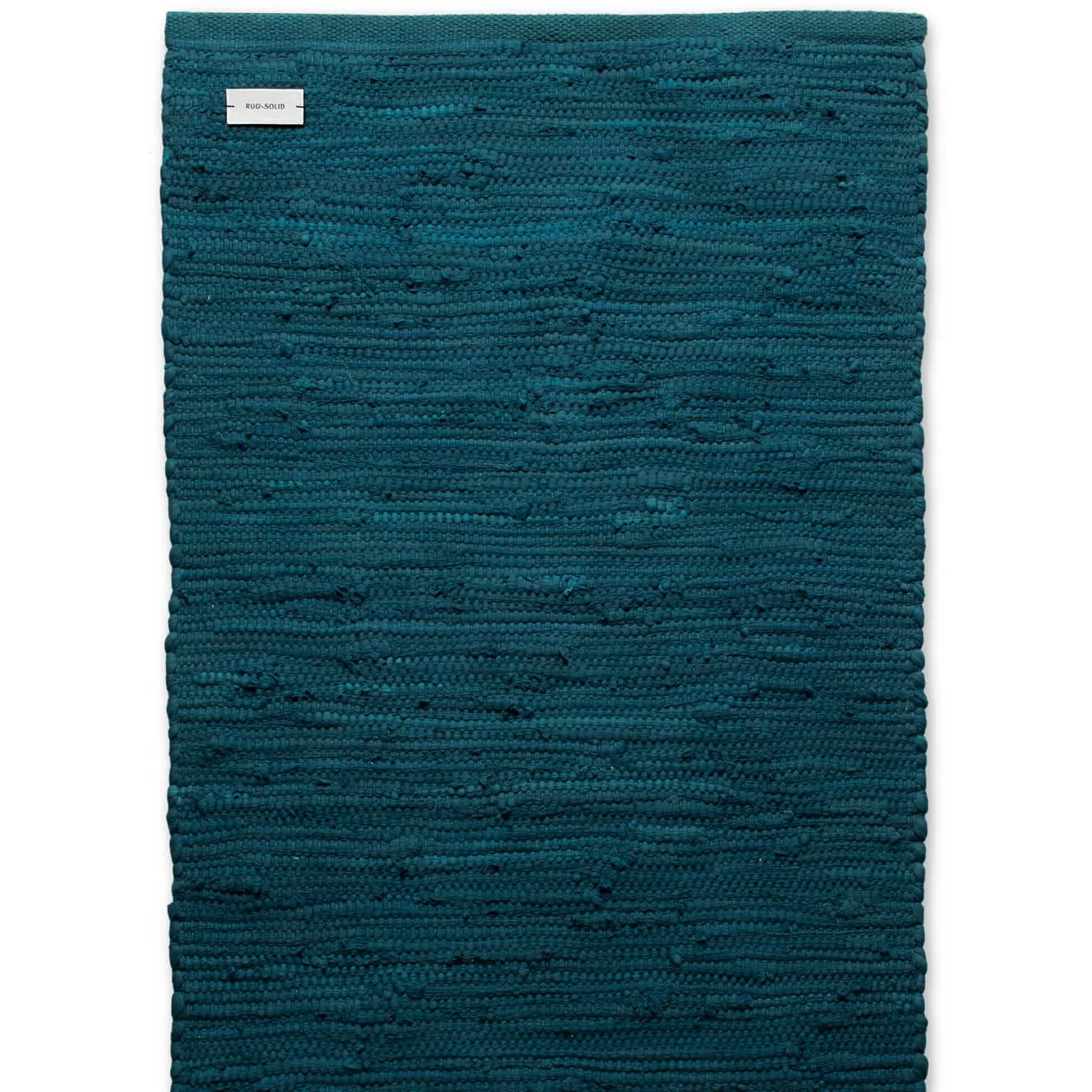 Βαμβακερό χαλί 60x90 cm, πετρόλ (μπλε πετρόλ) Rug Solid