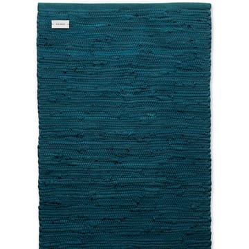 Βαμβακερό χαλί 60x90 cm - πετρόλ (μπλε πετρόλ) - Rug Solid