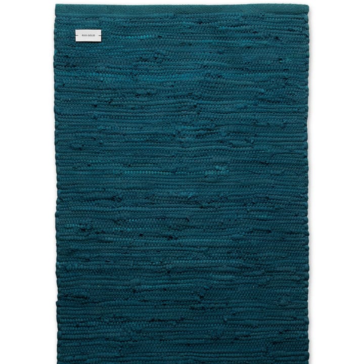 Βαμβακερό χαλί 60x90 cm, πετρόλ (μπλε πετρόλ) Rug Solid