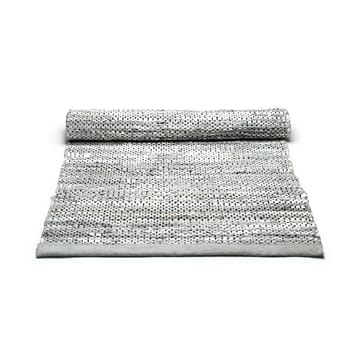 Δερμάτινο χαλί 60x90 cm - ανοιχτό γκρι (ανοιχτό γκρι) - Rug Solid