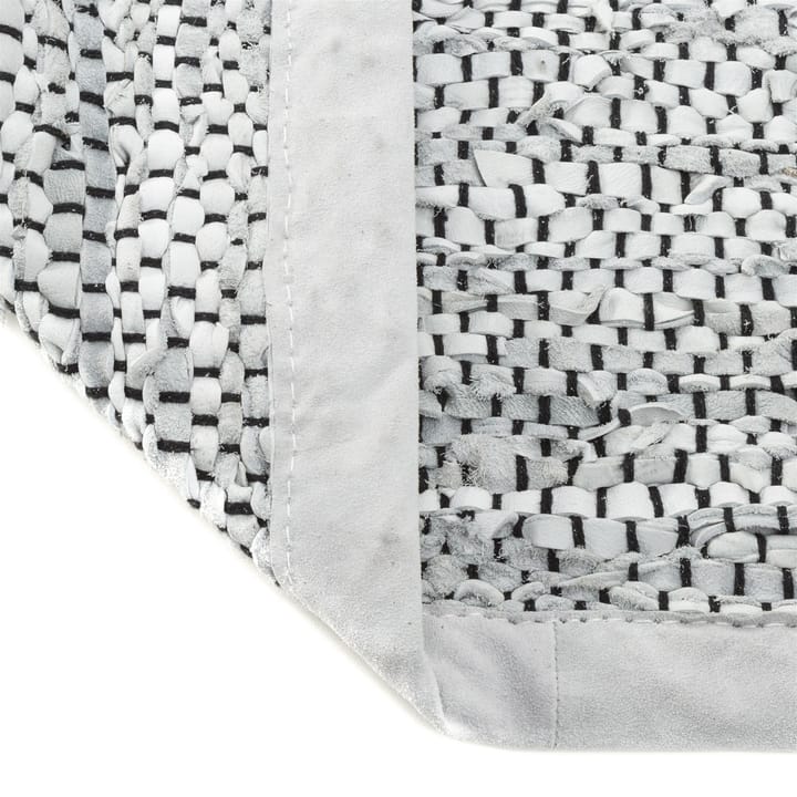Δερμάτινο χαλί 60x90 cm, ανοιχτό γκρι (ανοιχτό γκρι) Rug Solid
