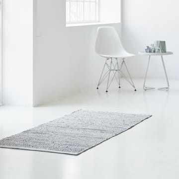 Δερμάτινο χαλί 60x90 cm - ανοιχτό γκρι (ανοιχτό γκρι) - Rug Solid