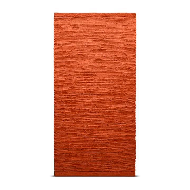Βαμβακερό χαλί 65x135 cm - πορτοκαλί του ήλιου (πορτοκαλί) - Rug Solid