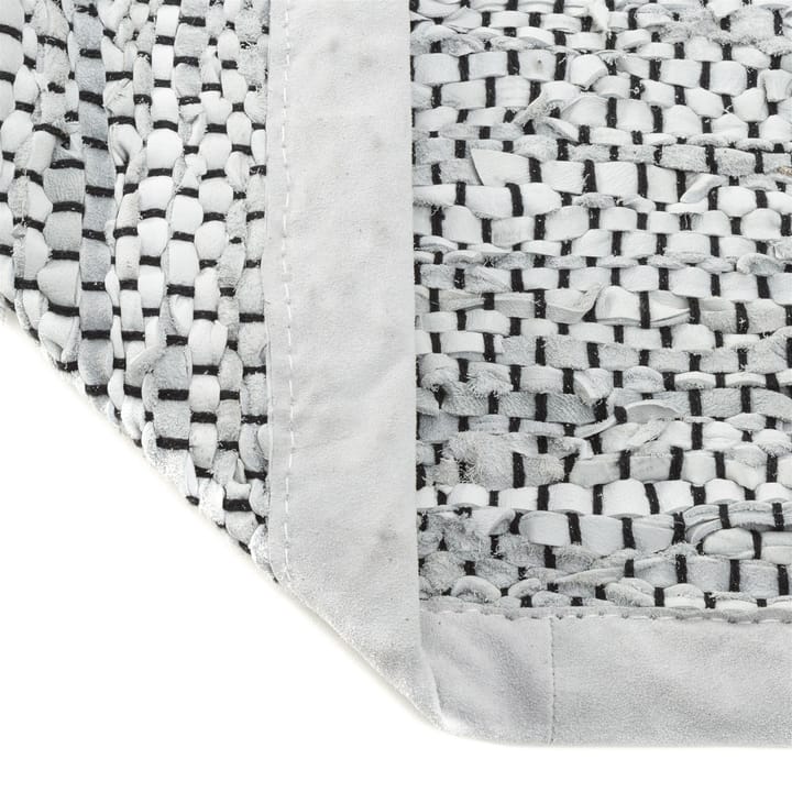 Δερμάτινο χαλί 65x135 cm - ανοιχτό γκρι (ανοιχτό γκρι) - Rug Solid