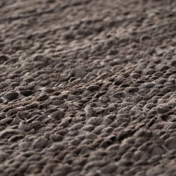 Δερμάτινο χαλί 75x200 cm - ξύλο (καφέ) - Rug Solid