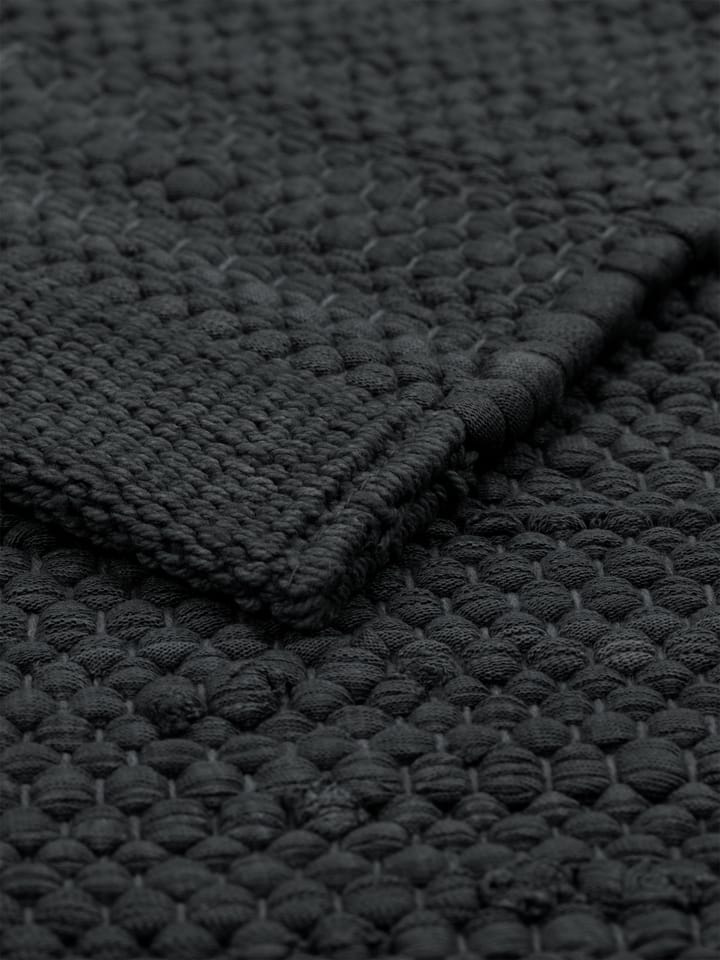 Βαμβακερό χαλί 75x200 cm - Κάρβουνο - Rug Solid