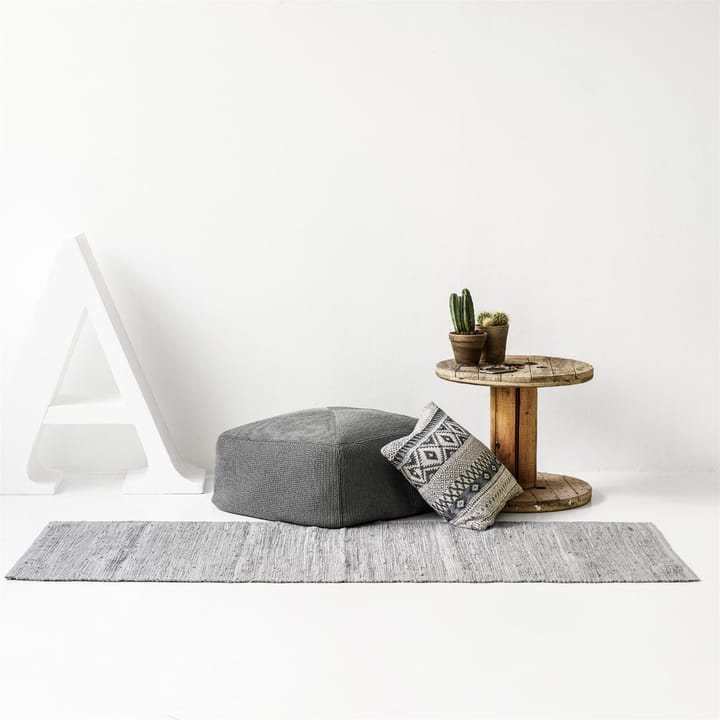 Βαμβακερό χαλί 75x200 cm, ανοιχτό γκρι (ανοιχτό γκρι) Rug Solid