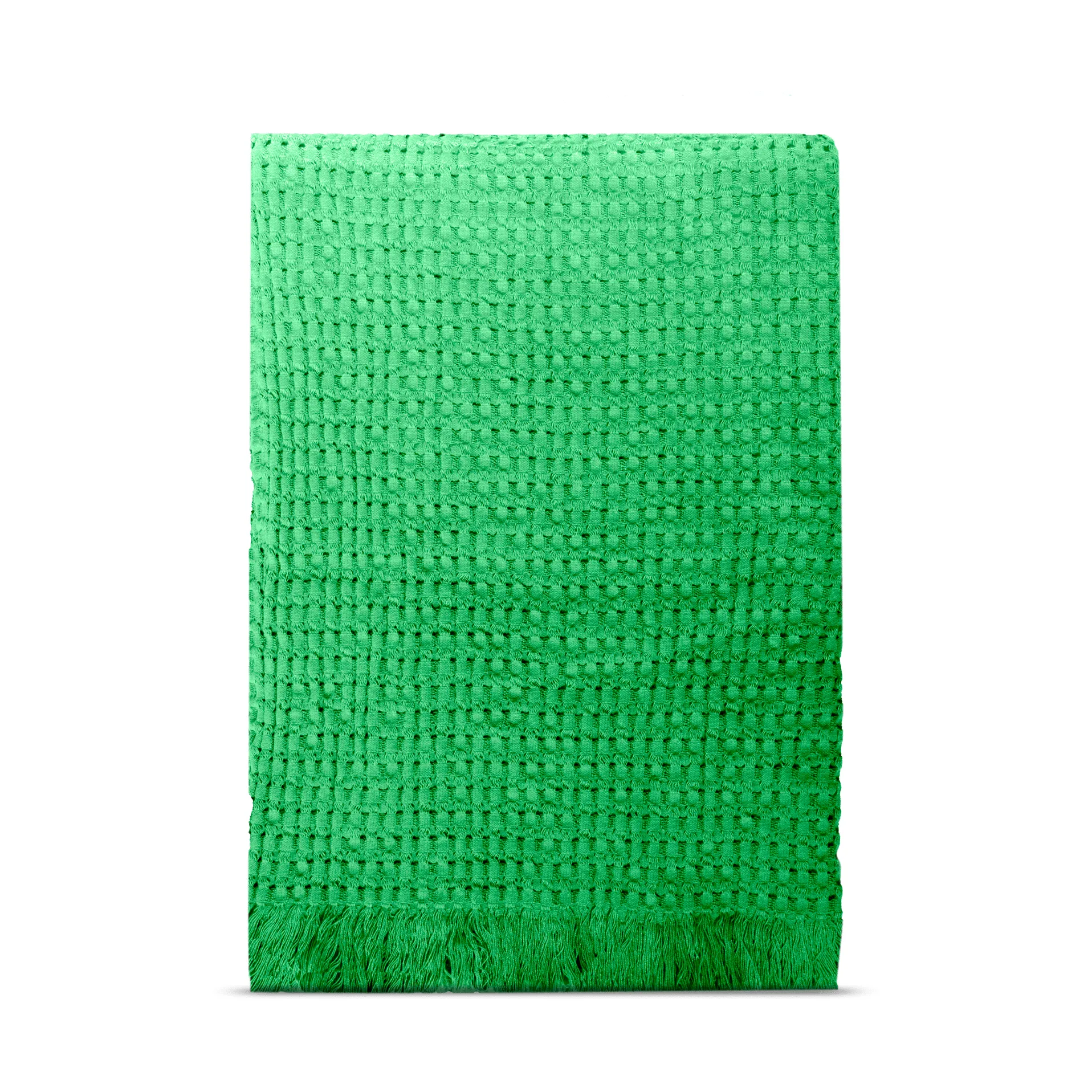 Stockholm βαμβακερή πλεκτή κουβέρτα 130x180 εκ., Racing green Rug Solid