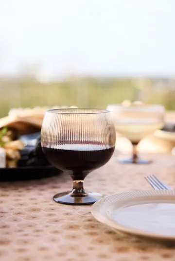 Billi ποτήρια κρασιού 35 cl σετ 4 τεμαχίων - Καφέ - Sagaform