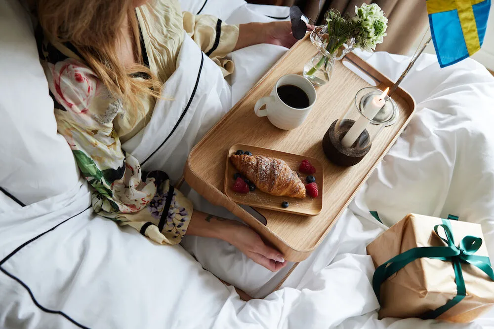 Σετ κλινοσκεπασμάτων Carl 150x210 εκ., Λευκό Sagaform