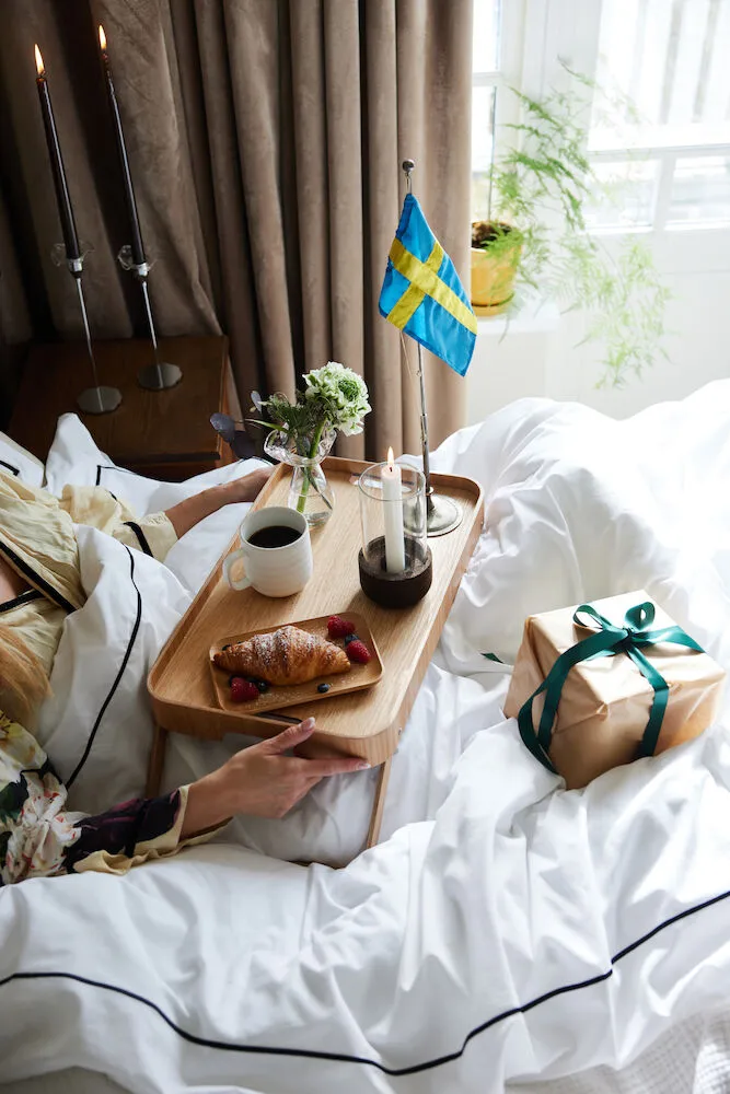 Σετ κλινοσκεπασμάτων Carl 150x210 εκ., Λευκό Sagaform