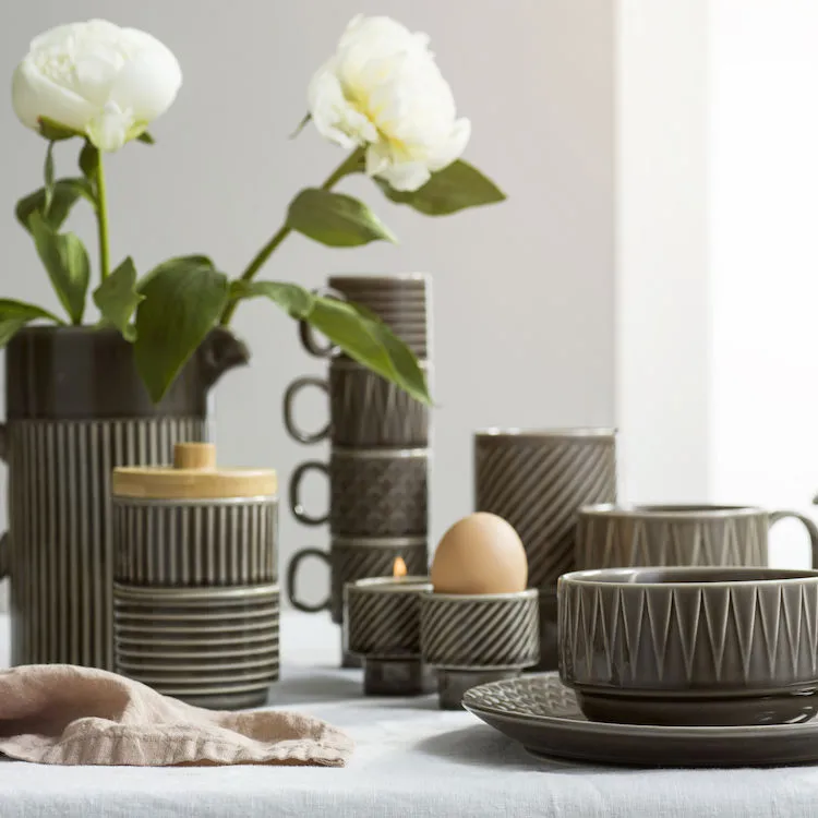 Coffee & More μικρό μπολ Συσκευασία 2 τεμαχίων, Γκρι Sagaform