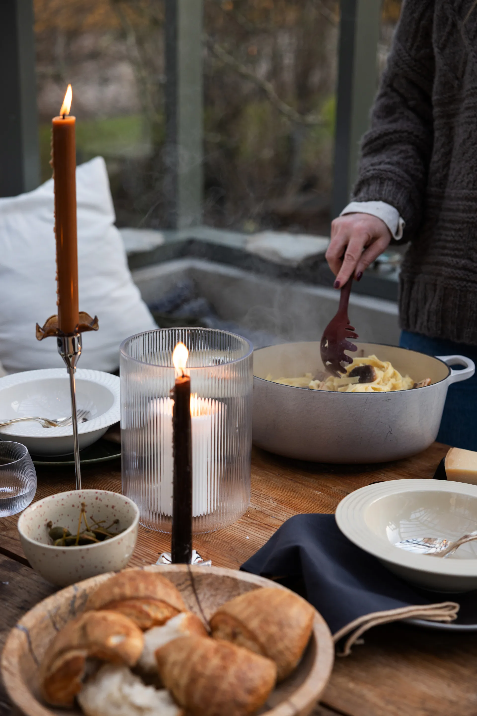 Coffee & More βαθύ πιάτο Ø22 εκ., Μπεζ Sagaform