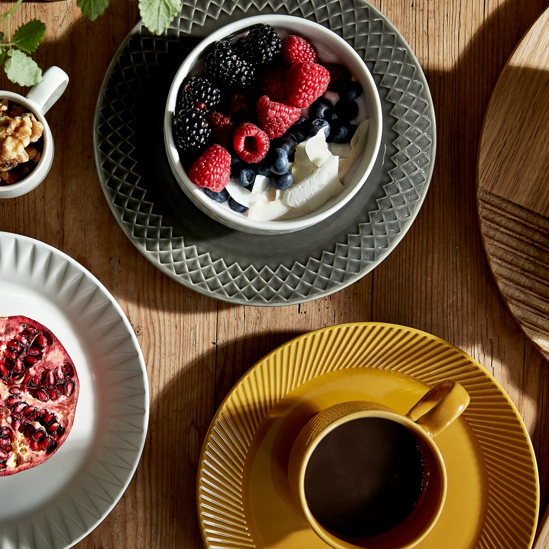 Coffee & More μικρό πιάτο, Κίτρινο Sagaform