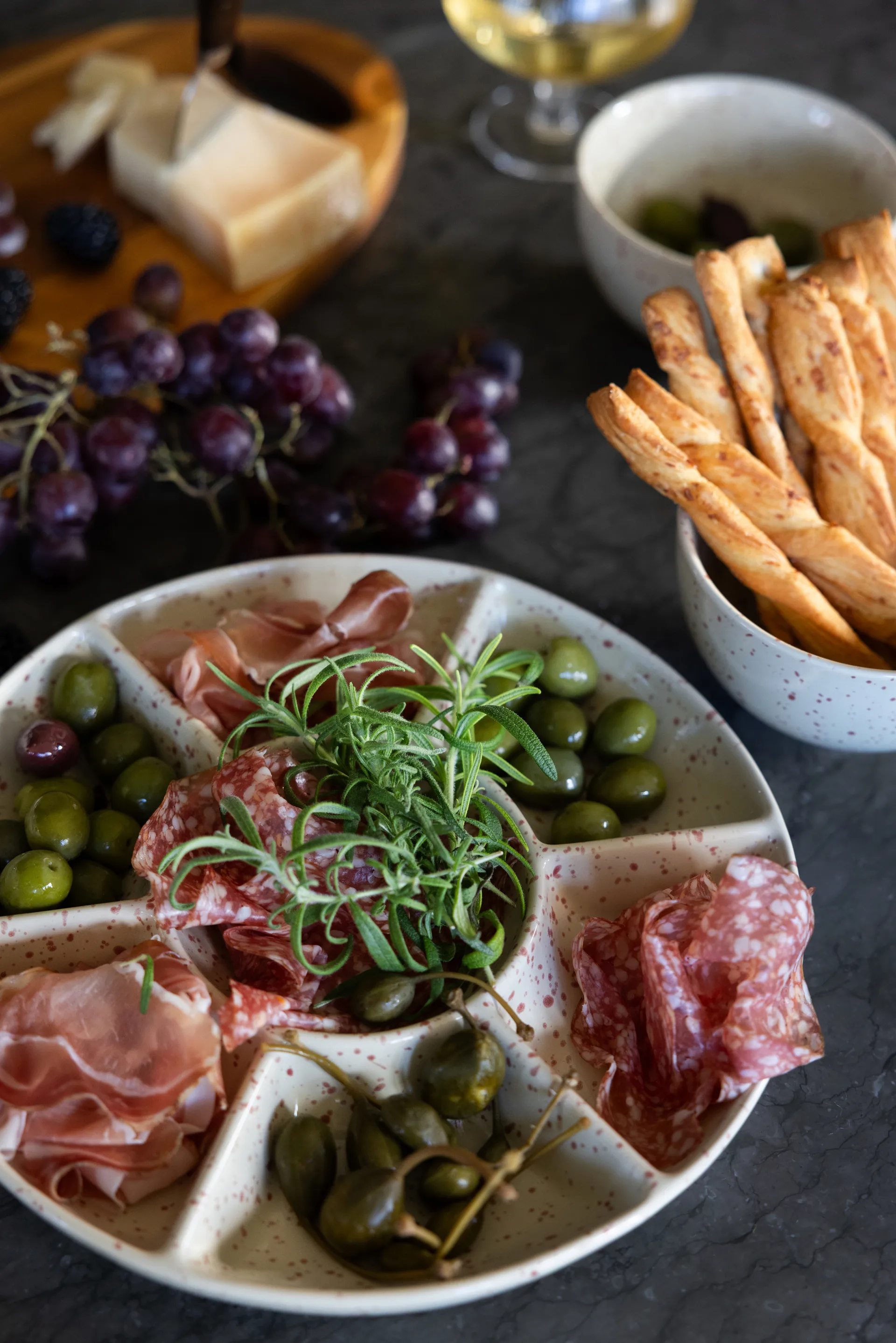 Ditte πιάτο σερβιρίσματος, Μπεζ-μπορντό Sagaform