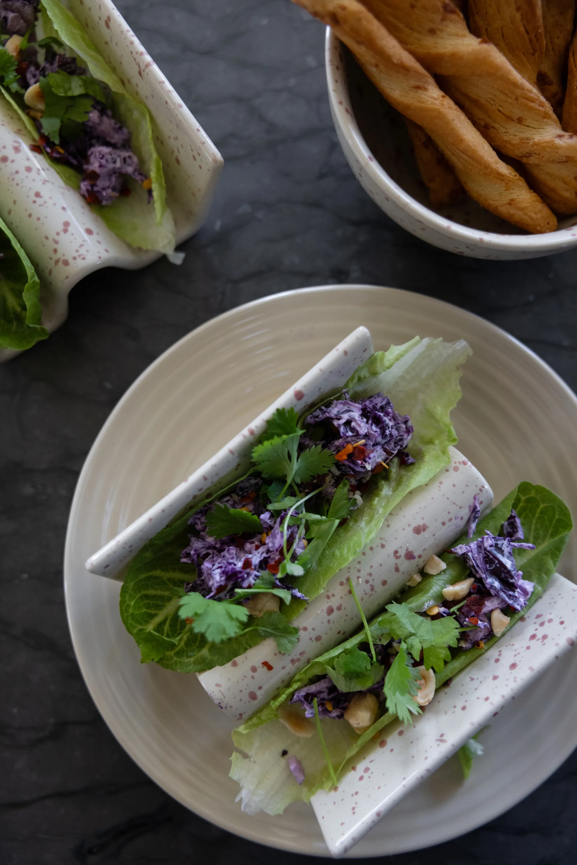 Ditte βάση για τάκος Συσκευασία 2 τεμαχίων, Μπεζ-μπορντό Sagaform