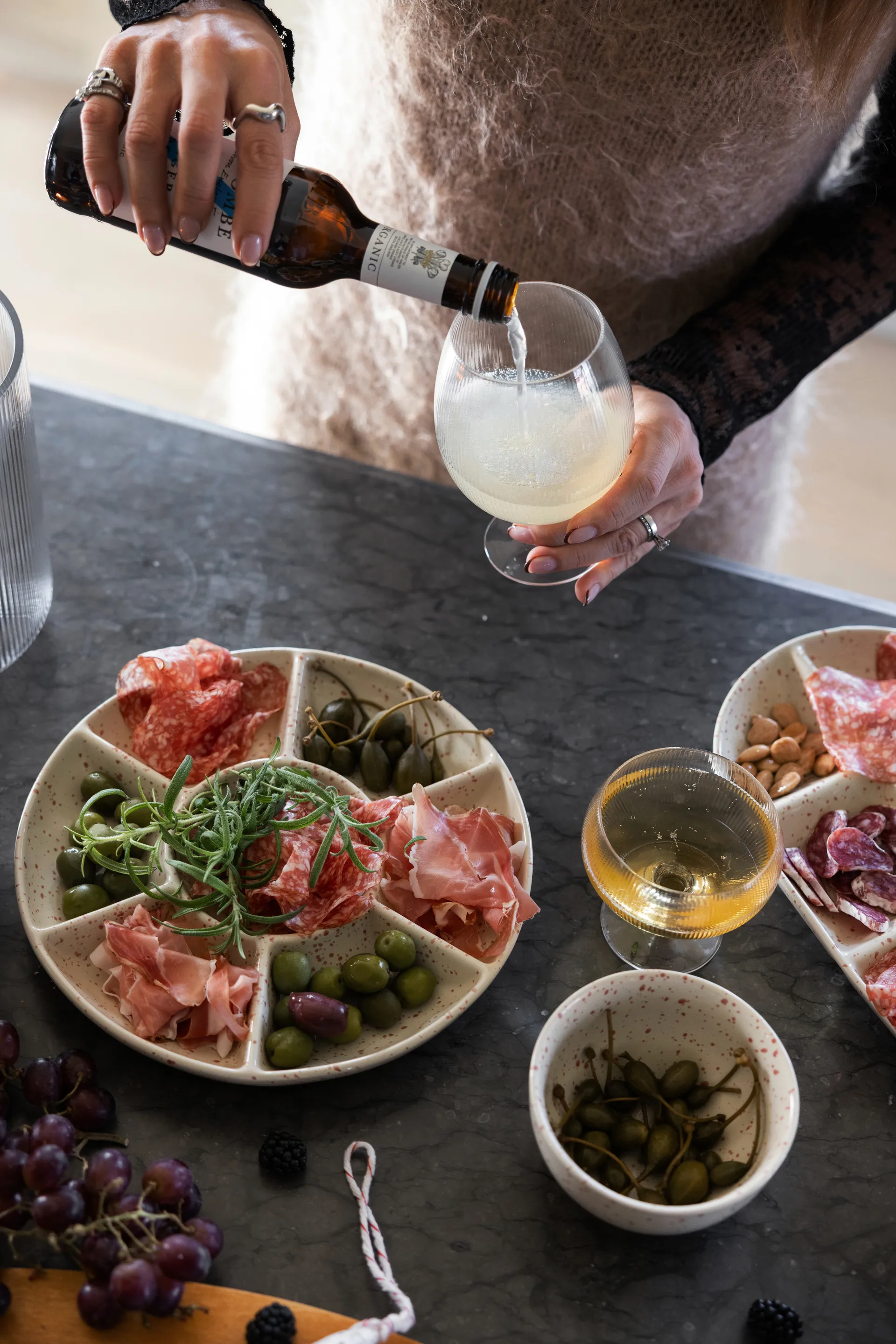 Ditte μπολ Συσκευασία 2 τεμαχίων, Μπεζ-μπορντό Sagaform