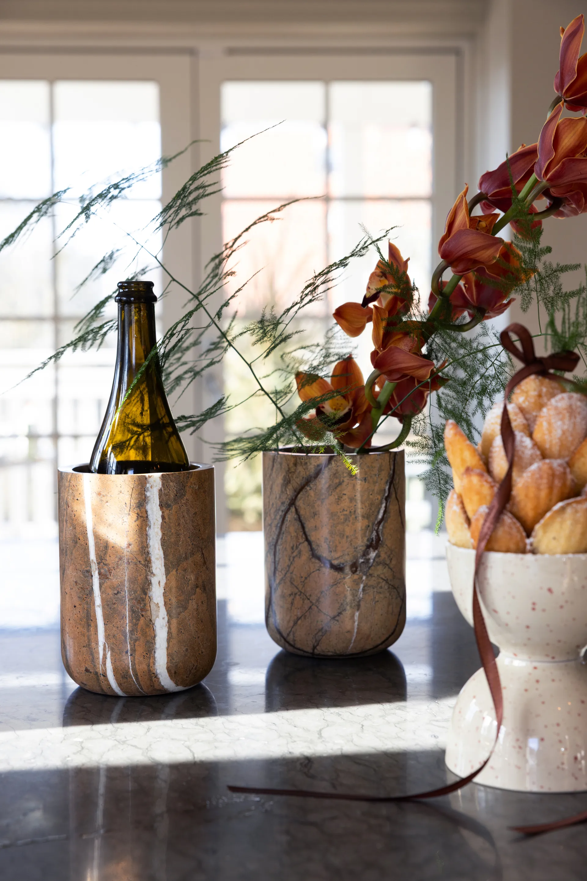 Ditte μπολ Συσκευασία 2 τεμαχίων, Μπεζ-μπορντό Sagaform