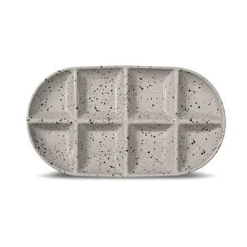 Ditte μεγάλος δίσκο σερβιρίσματος 20x36 εκ. - Γκρι-μαύρο - Sagaform