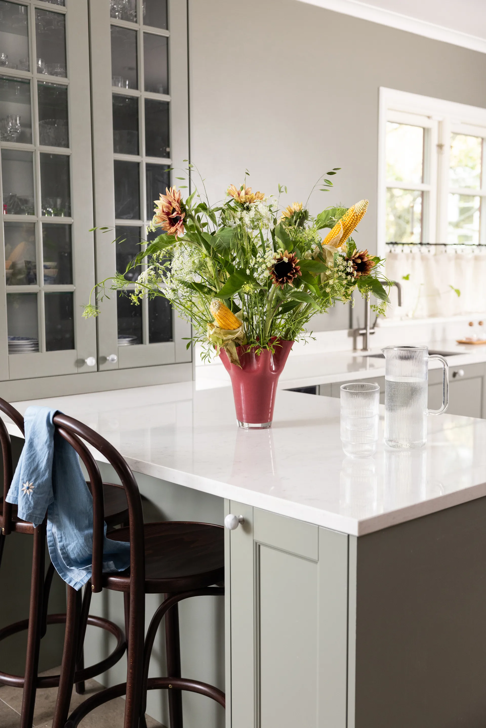 Eden denim πετσέτα κουζίνας 50x70 cm 2-pack, Μπλε Sagaform