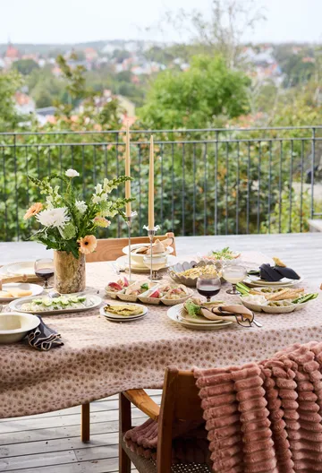 Edith τραπεζομάντιλο 150x280 εκ. - Μεικτό μπεζ - Sagaform