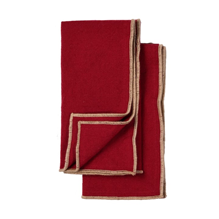 Edith πετσέτα 45x45 εκ. 2-pack - Μπορντό - Sagaform