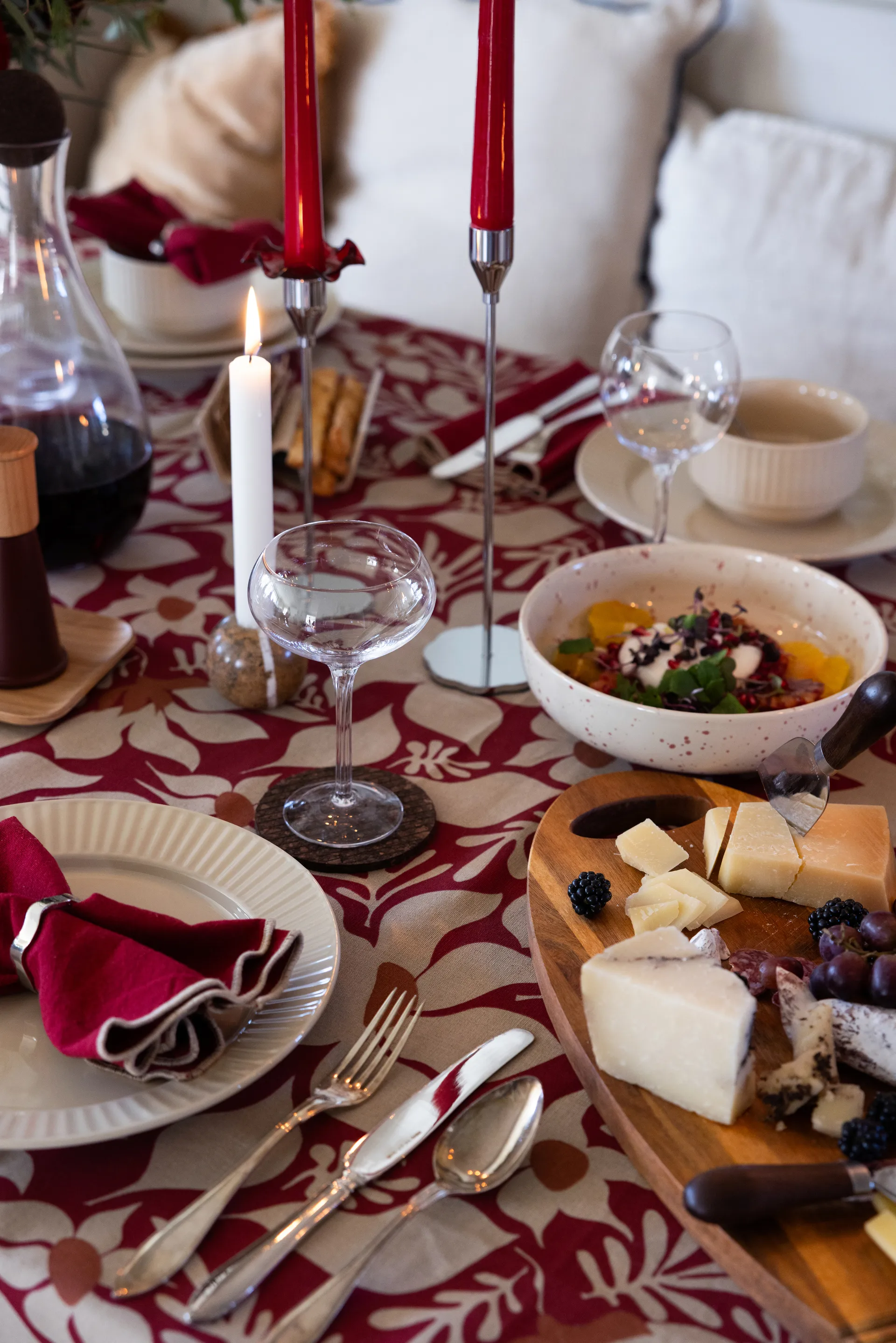 Edith πετσέτα 45x45 εκ. 2-pack, Μπορντό Sagaform