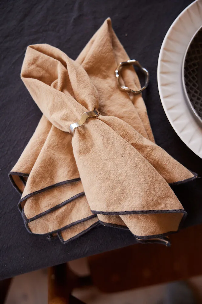 Σετ χαρτοπετσέτες Edith 45x45 cm 2 τεμάχια, Μπεζ Sagaform