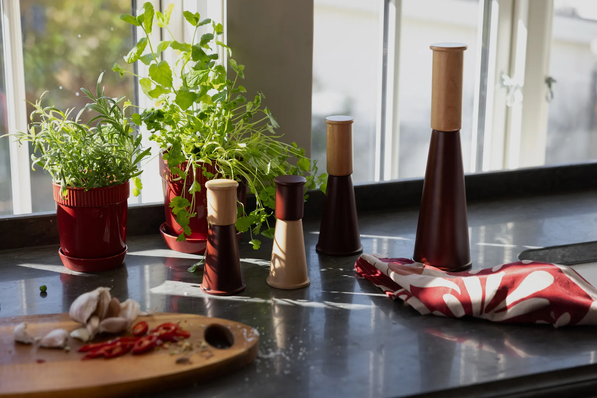 Edith πετσέτα κουζίνας 50x70 εκ. 2-pack, Μπορντό Sagaform