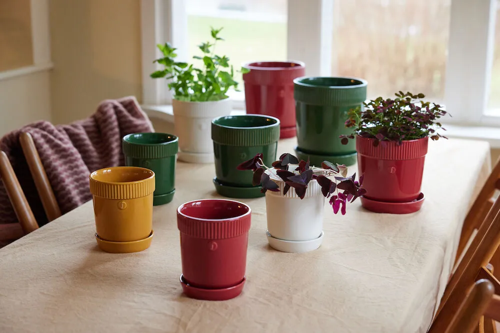 Γλάστρα Elise M Ø17 εκ., Μπορντό Sagaform