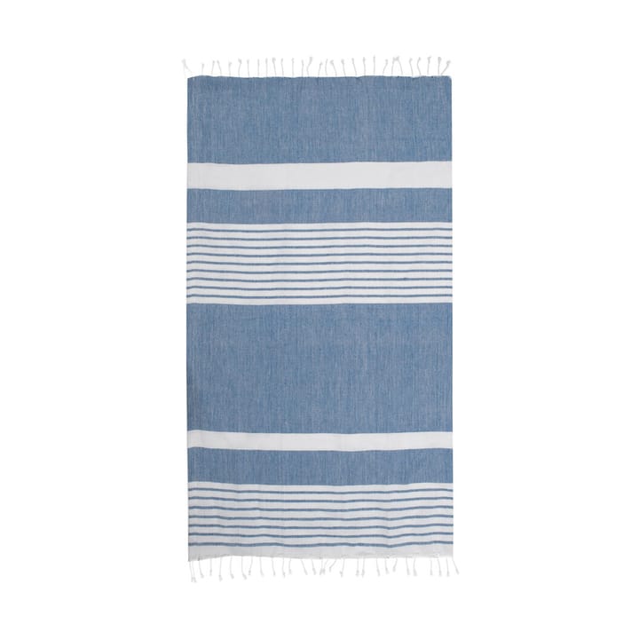 Πετσέτα μπάνιου Ella hamam με ριγέ σχέδιο 145x250 cm - Μπλε - Sagaform