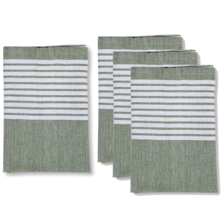Ella Hamam υφασμάτινη πετσέτα Συσκευασία 4 τεμαχίων  - Πράσινο - Sagaform