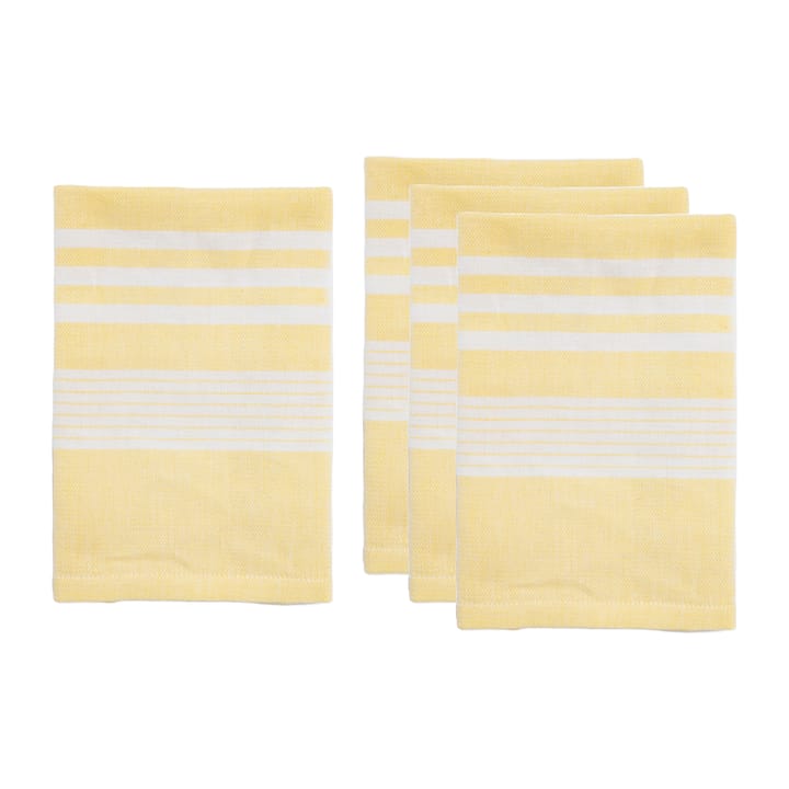 Ella Hamam υφασμάτινη πετσέτα Συσκευασία 4 τεμαχίων  - Κίτρινο - Sagaform