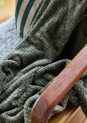 Κουβέρτα fleece Anni 130x170 cm - Πράσινο - Sagaform