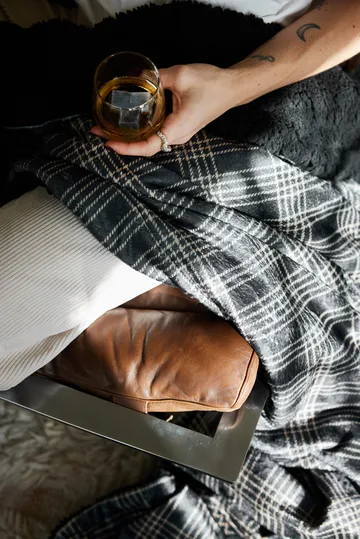 Κουβέρτα fleece Rut 130x170 cm - Μάυρο
 - Sagaform