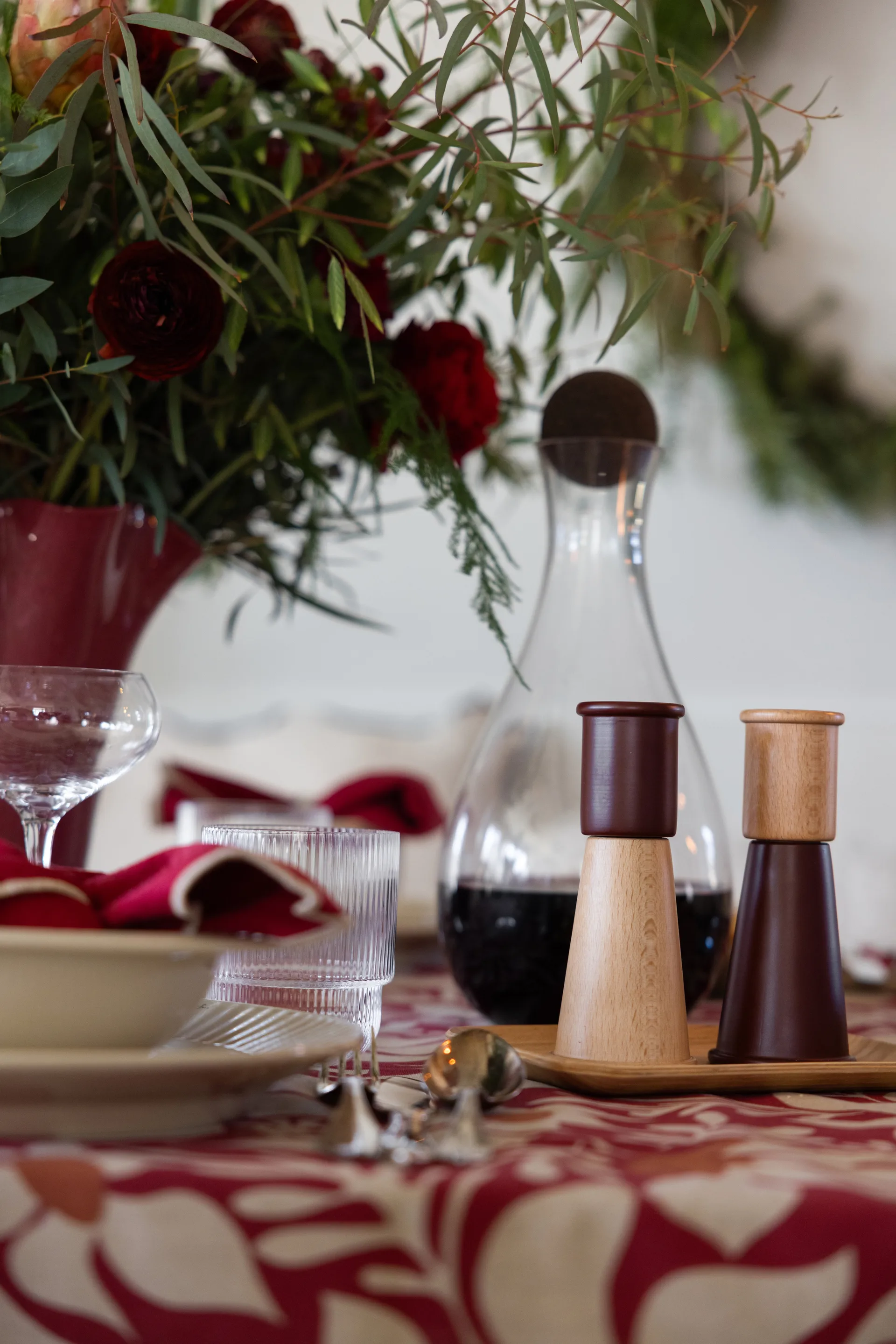 Gurken μύλος αλατοπίπερου 2 τεμάχια, Κόκκινο-καφέ Sagaform