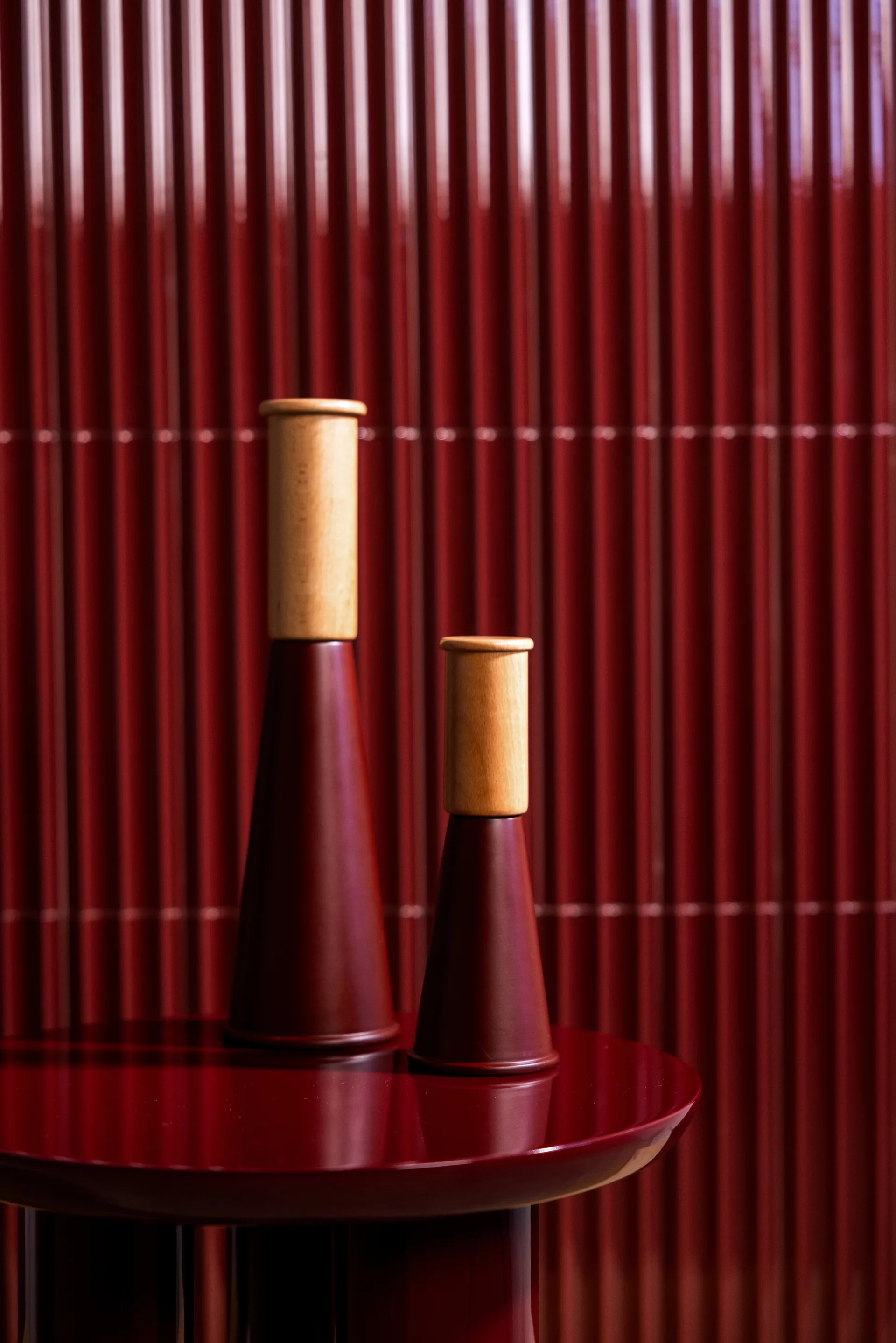 Gurken μύλος αλατοπίπερου μεσαίο 20,5 εκ., Κόκκινο-καφέ Sagaform