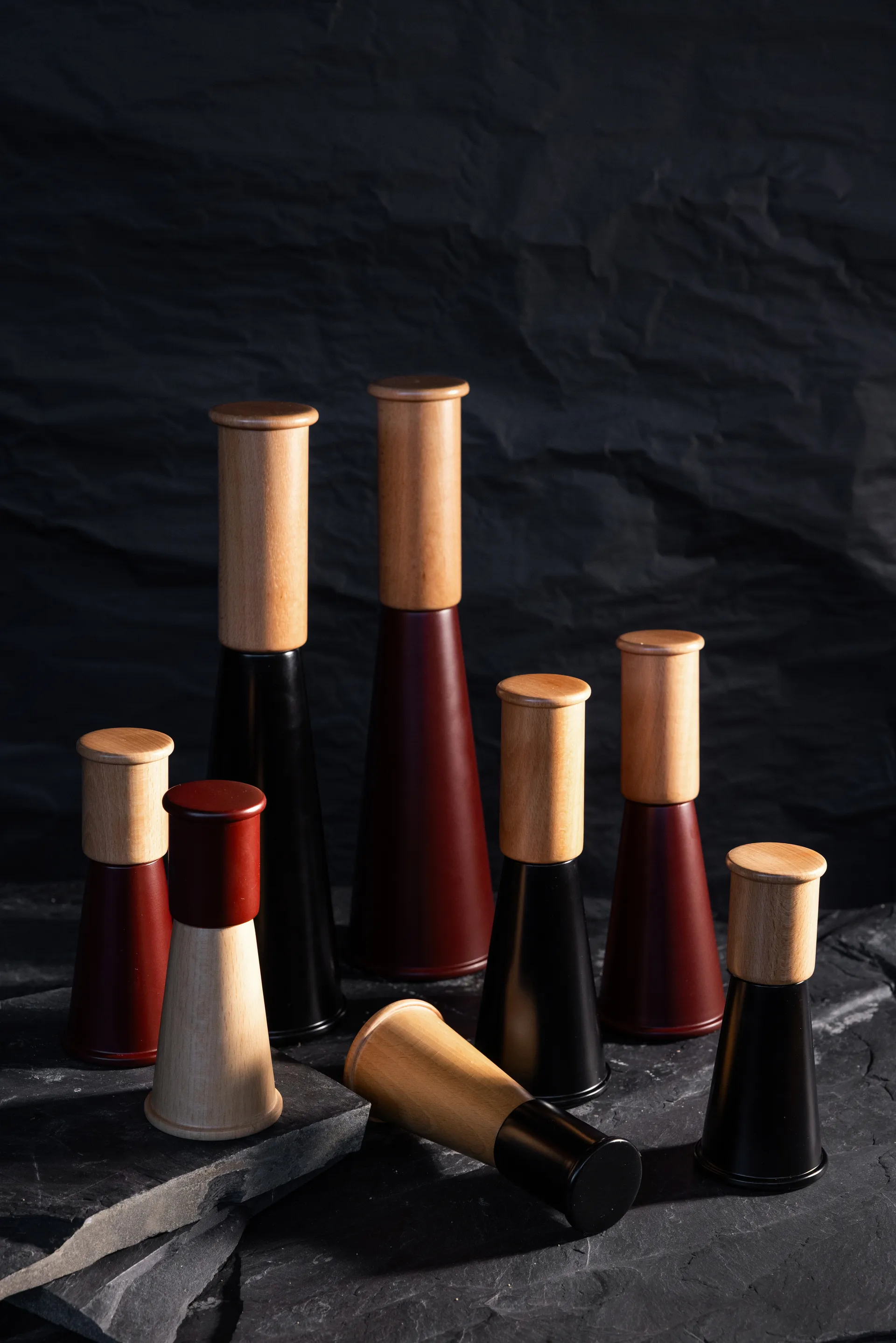 Gurken μύλος αλατοπίπερου μεσαίο 20,5 εκ., Κόκκινο-καφέ Sagaform