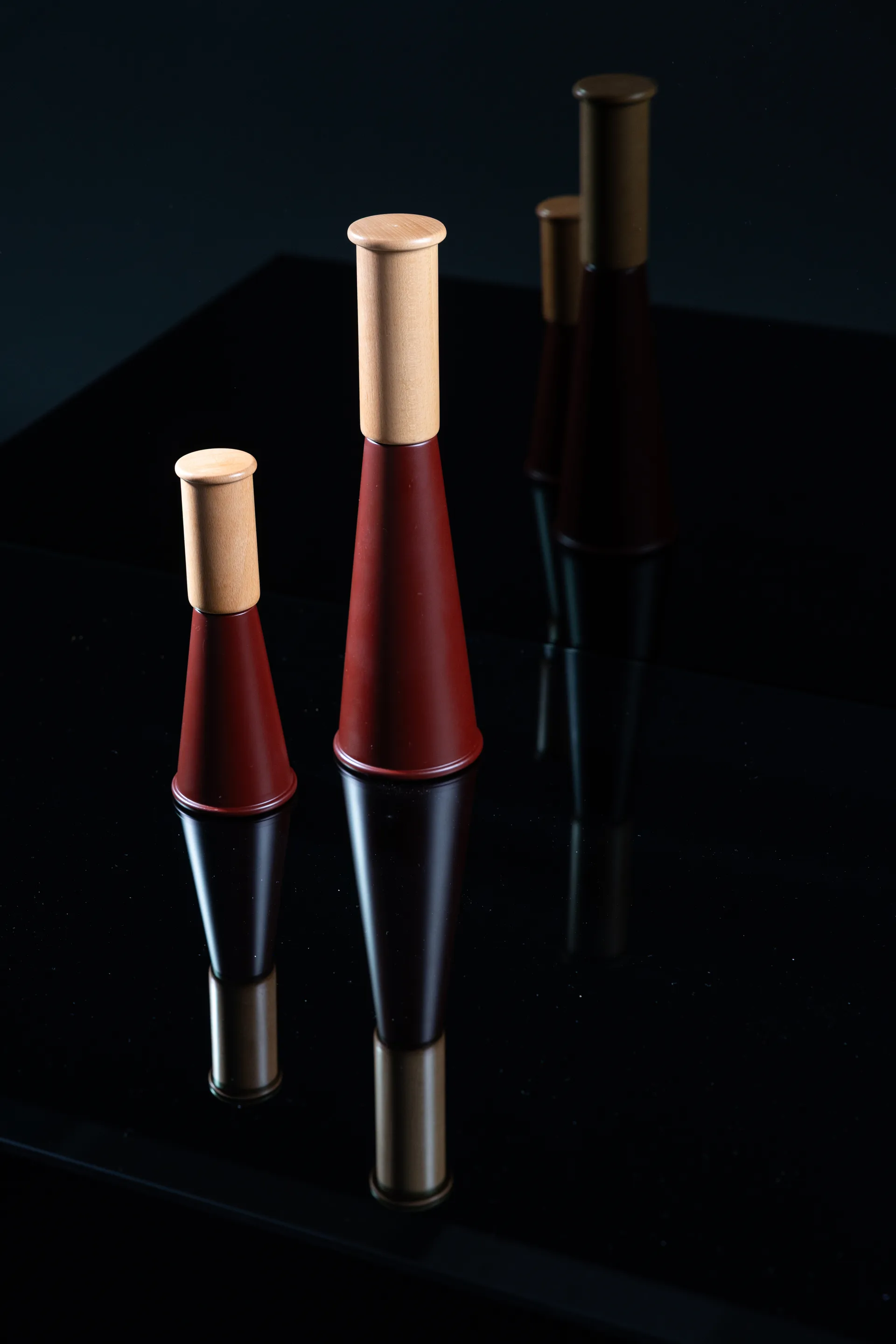 Gurken μύλος αλατοπίπερου μεσαίο 20,5 εκ., Κόκκινο-καφέ Sagaform