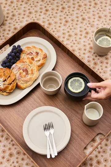 Inka πιατέλα σερβιρίσματος - Beige-warm gray - Sagaform