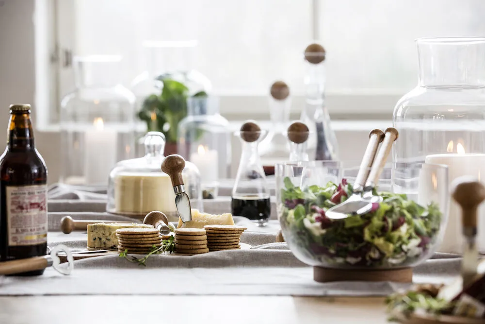 Σερβίτσια για σερβιρισμά σαλάτας Nature 2-pack, Δρυς Sagaform