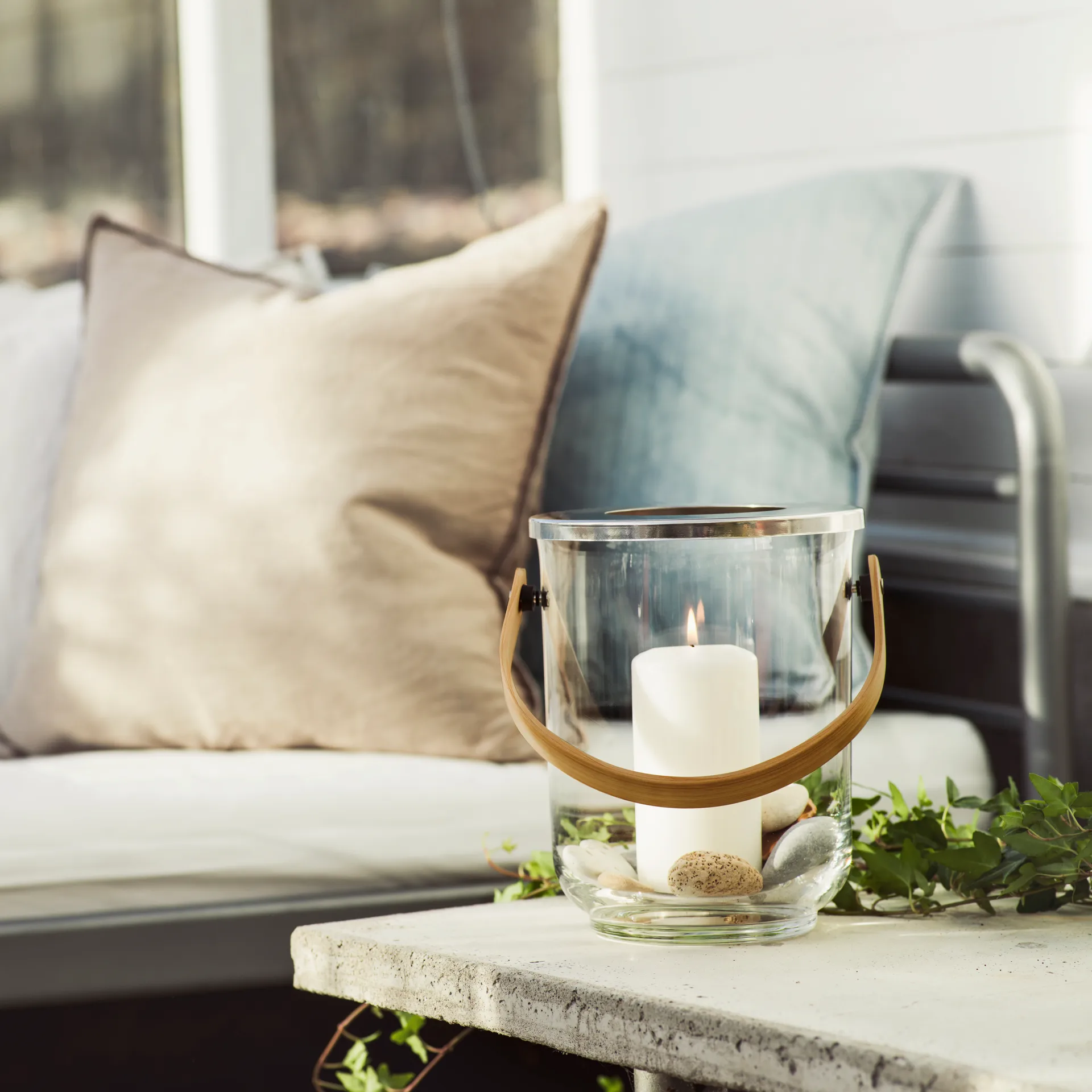 Nature φανάρι με λαβή, Δρυς Sagaform