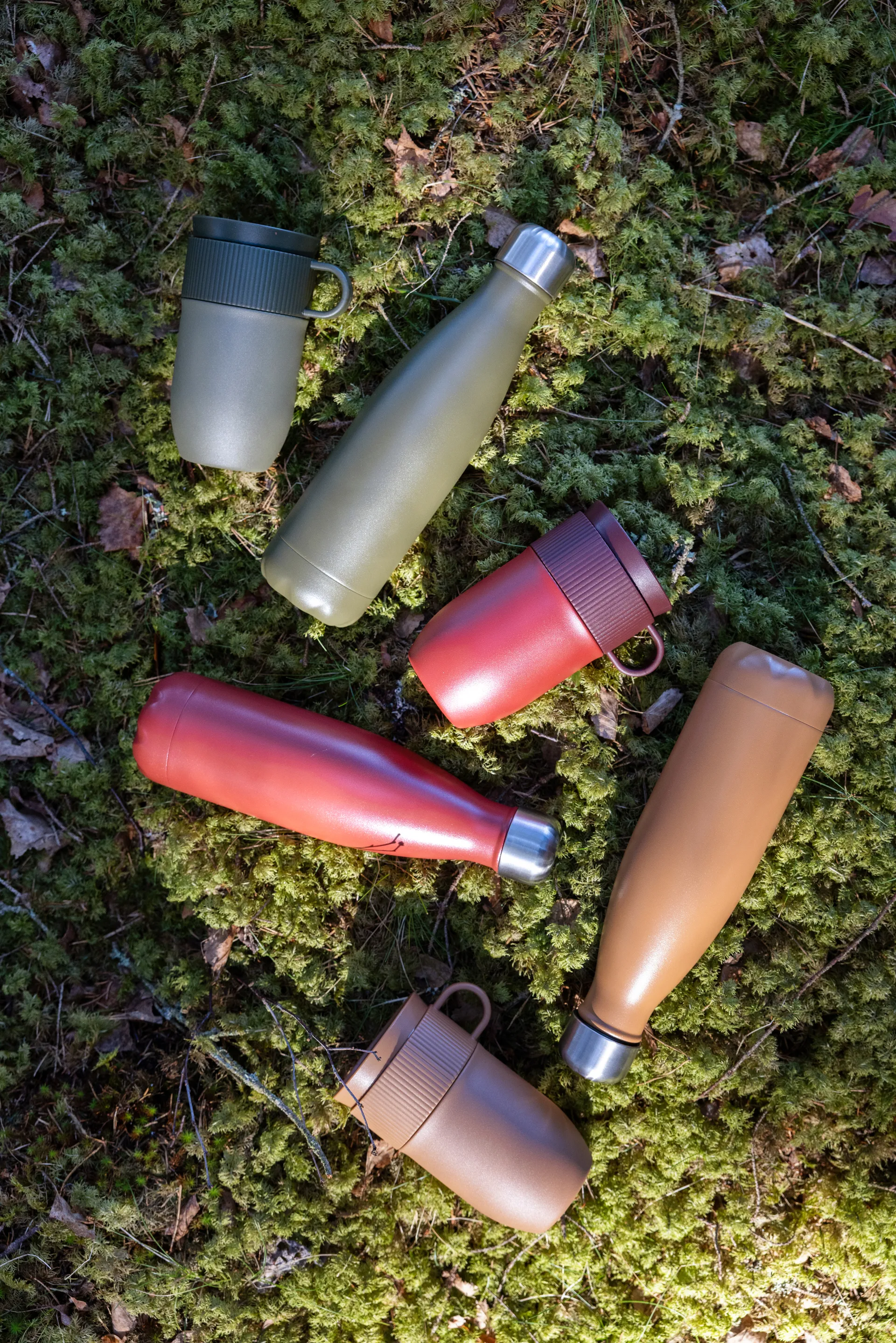 Nils ατσάλινο μπουκάλι 50 cl, Fudge Pantone Sagaform